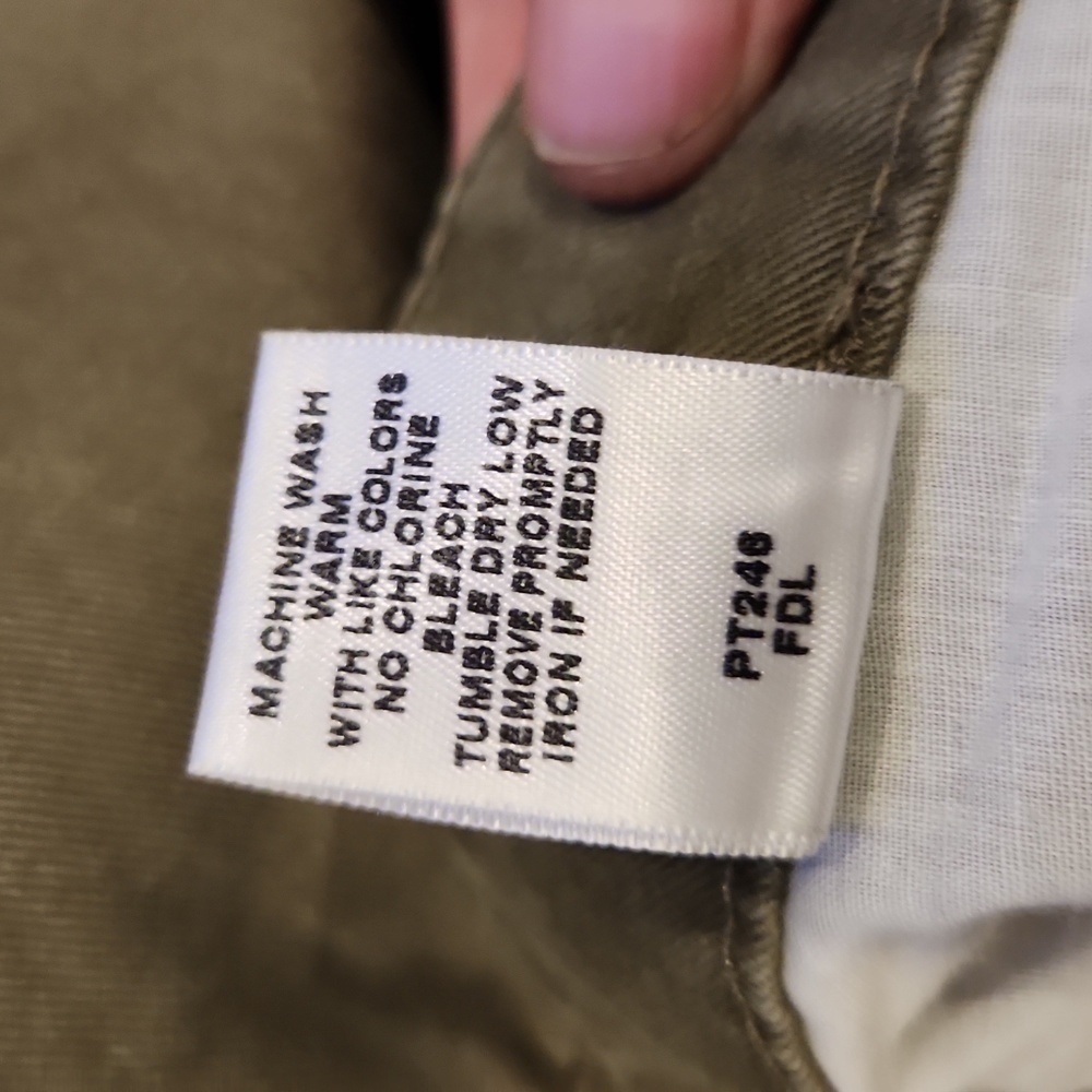 Cabela's Casuals Olive Green 36×30 Aged Khakis Pants - Picture 9 of 9